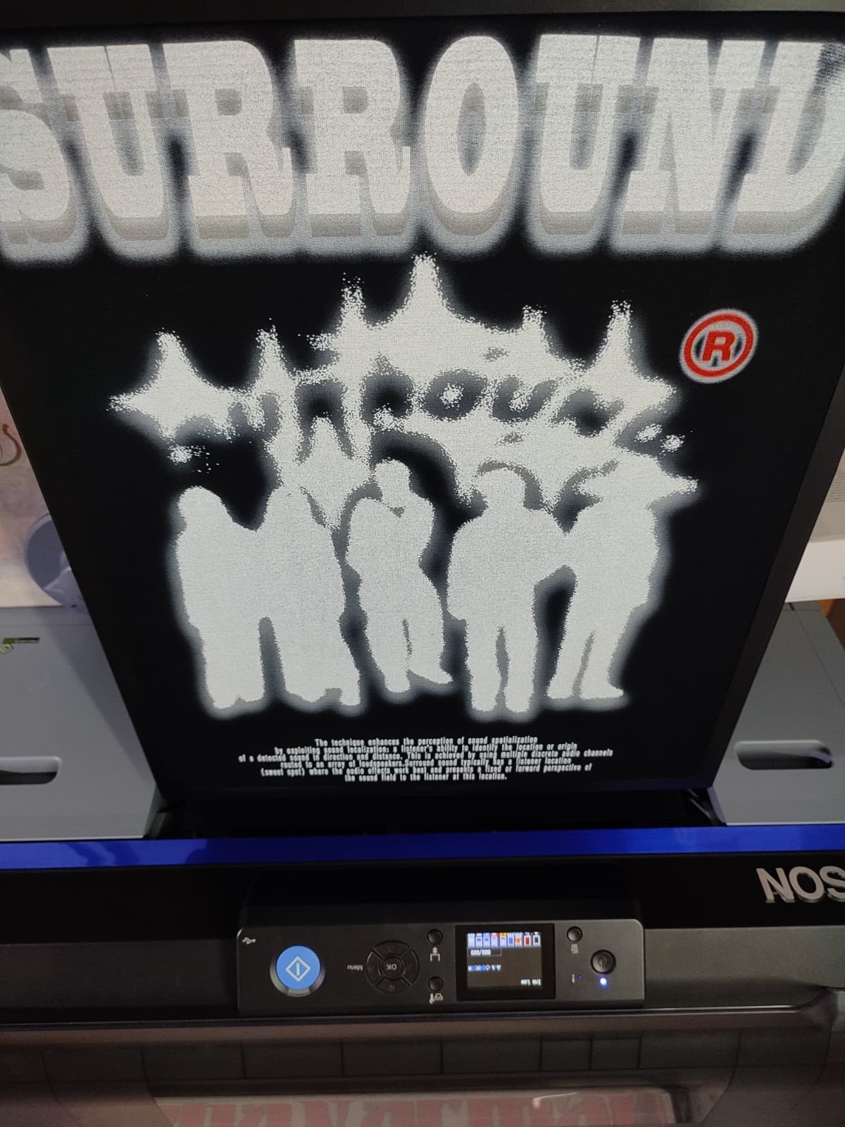 Eco-friendly DTG printing on organic cotton T-shirt